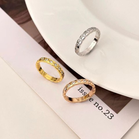 샤넬 레를리카 반지 코코 반지 3컬러 기본, 큐빅 2가지 - 슬림 버전 미러급 SA급 S급 고퀄리티
