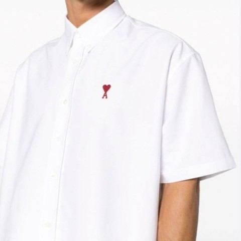 [국내배송] 아미 레플리카 셔츠 스몰 체인 레드 하트 쾨르 반팔셔츠 수입최고급 미러급 SA급 S급 고퀄리티